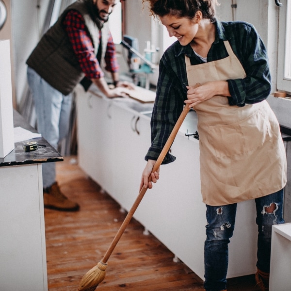 Book your next post construction cleaning with Tucked and Tidy